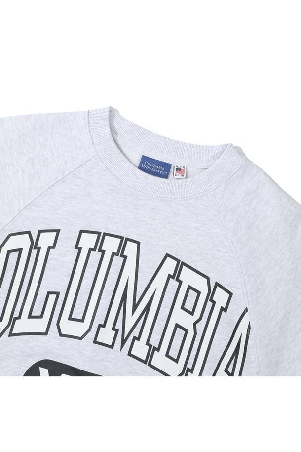 COLUMBIA UNIVERSITY - 스웻셔츠 - CUT XXL LOGO WOMENS TERRY SWEATSHIRTS 라이트M그레이