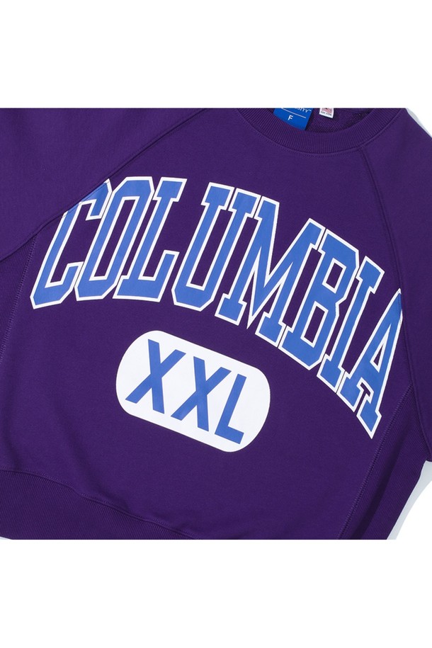 COLUMBIA UNIVERSITY - 스웻셔츠 - CUT XXL LOGO WOMENS TERRY SWEATSHIRTS 빈티지퍼플