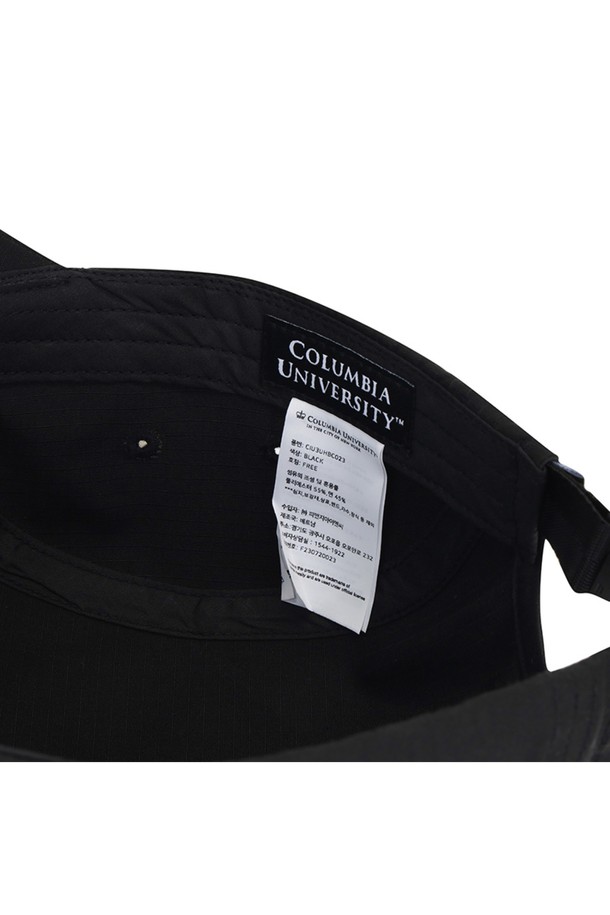 COLUMBIA UNIVERSITY - 모자 - M-LABEL RIPSTOP CAMP CAP 블랙