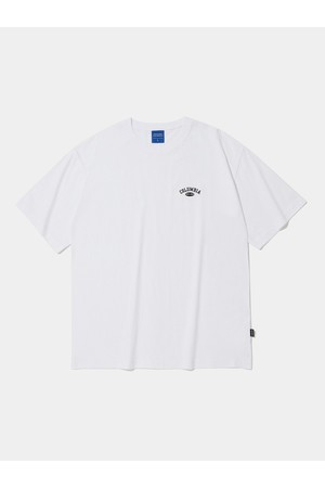 [컬럼비아유니버시티] CU 아치로고 반팔 티셔츠 화이트