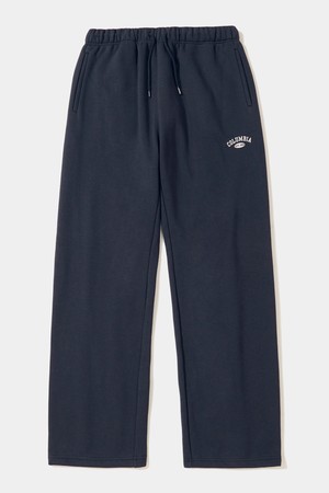 CU ARCH LOGO REGULAR-FIT FLEECE SWEATPANTS 크라운네이비