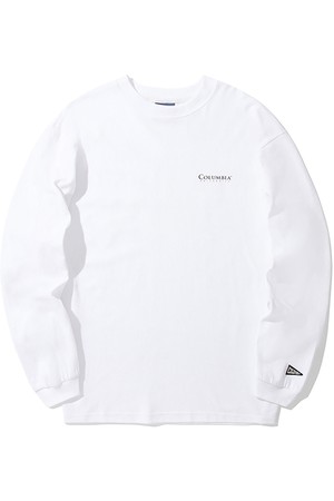 CU SIGNATURE SMALL LOGO L/S T-SHIRTS 화이트