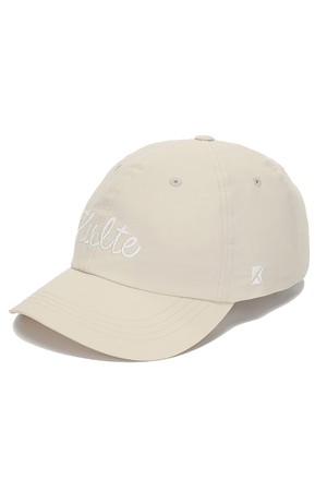 SCRIPT NYLON CAP BEIGE