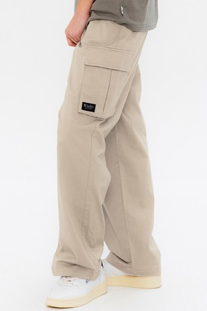 WIDE CARGO PANTS 라이트베이지