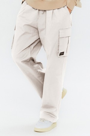 WIDE CARGO PANTS 스톤