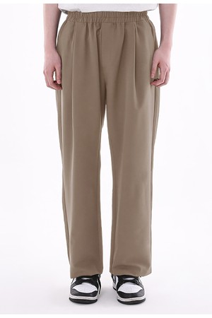 WIDE BANDING SLACKS 베이지