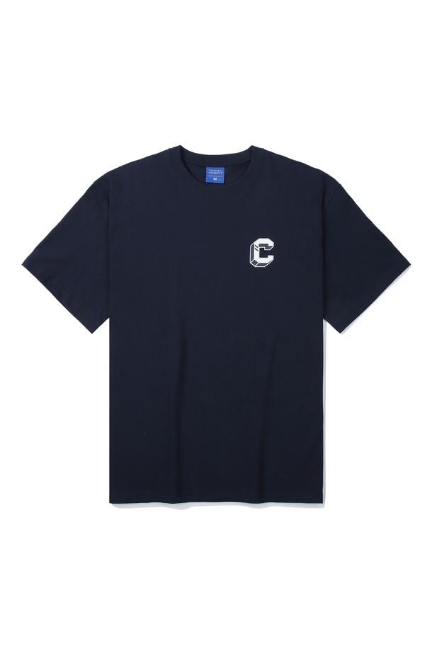 COLUMBIA UNIVERSITY - 반팔티셔츠 - 70S C LOGO T-SHIRTS NAY
