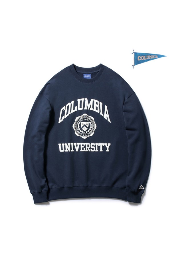 COLUMBIA UNIVERSITY - 스웨트셔츠 - UNIVERSITY SEAL SWEATSHIRTS 네이비