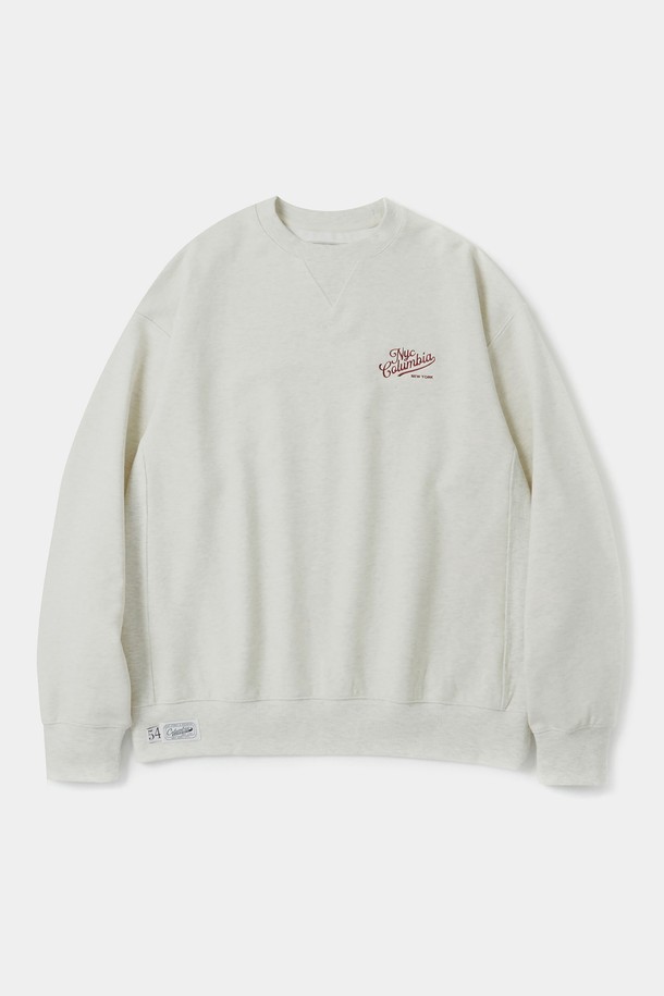 COLUMBIA UNIVERSITY - 스웨트셔츠 - NY TAIL H/TERRY SWEATSHIRTS 오트밀
