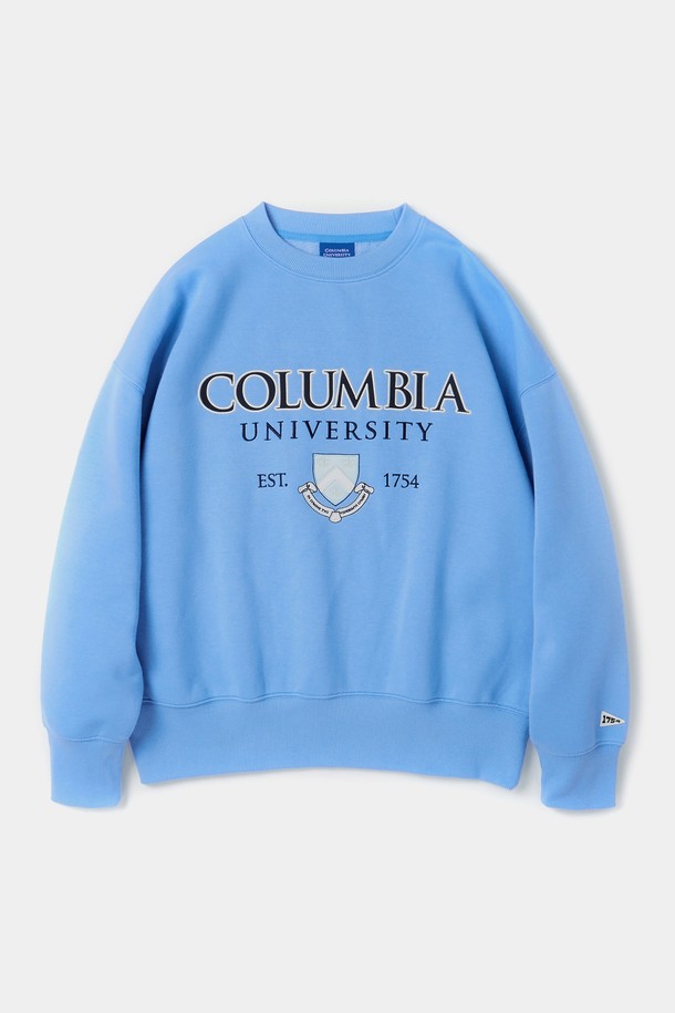 COLUMBIA UNIVERSITY - 스웻셔츠 - CU SHIELD WOMEN FLEECE SWEATSHIRTS 라이트블루