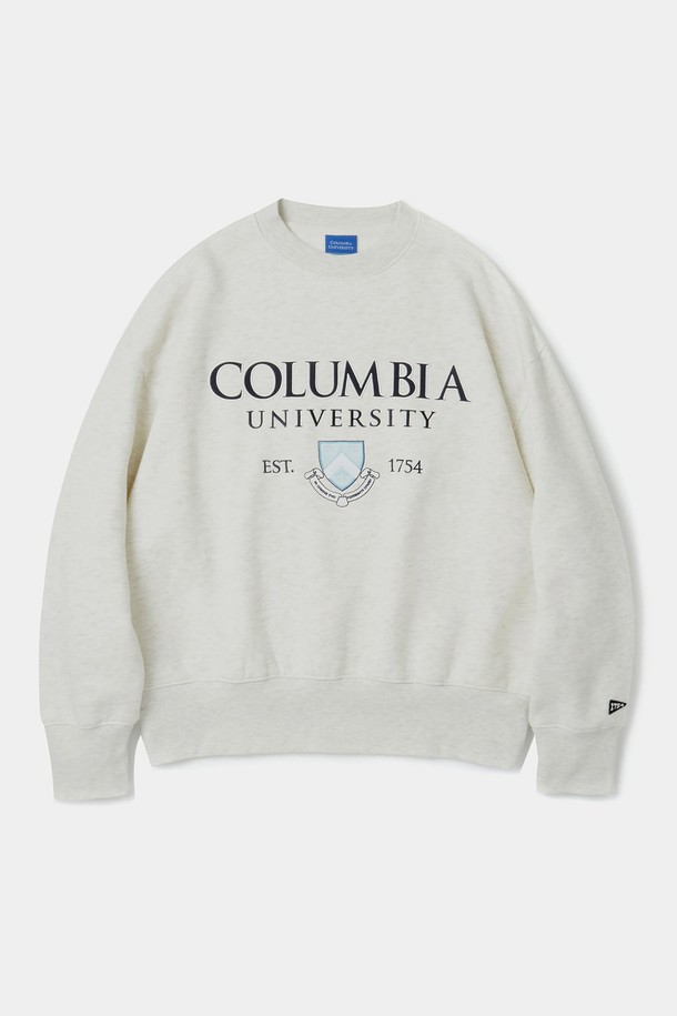 COLUMBIA UNIVERSITY - 스웻셔츠 - CU SHIELD WOMEN FLEECE SWEATSHIRTS 오트밀