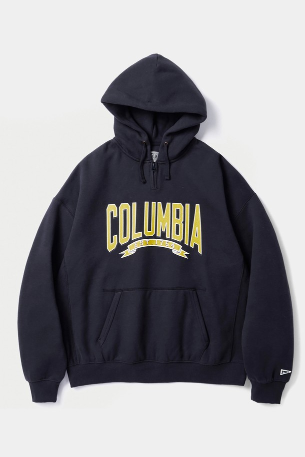 COLUMBIA UNIVERSITY - 후디 - CU 80S VINTAGE H/FLEECE H/ZIP HOODIE 크라운네이비