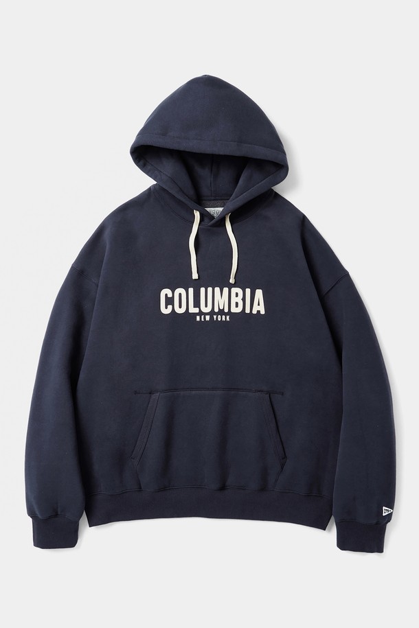 COLUMBIA UNIVERSITY - 후디 - CU LETTERING H/FLEECE HOODIE 크라운네이비