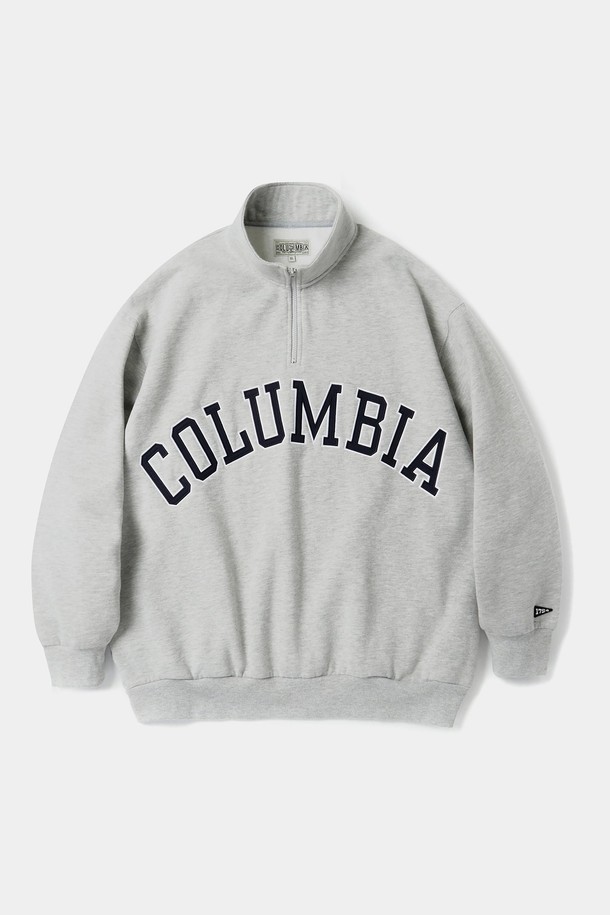 COLUMBIA UNIVERSITY - 스웨트셔츠 - CU BIG ARCH H/FLEECE H/ZIP SWEATSHIRTS M그레이