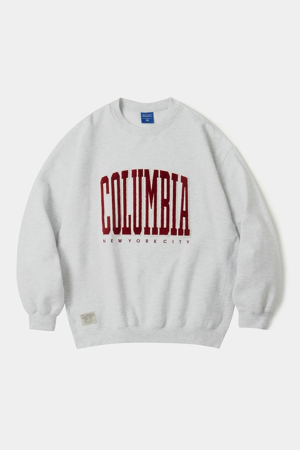 COLUMBIA UNIVERSITY - 스웨트셔츠 - BIG BOUCLE H/FLEECE SWEATSHIRTS L그레이