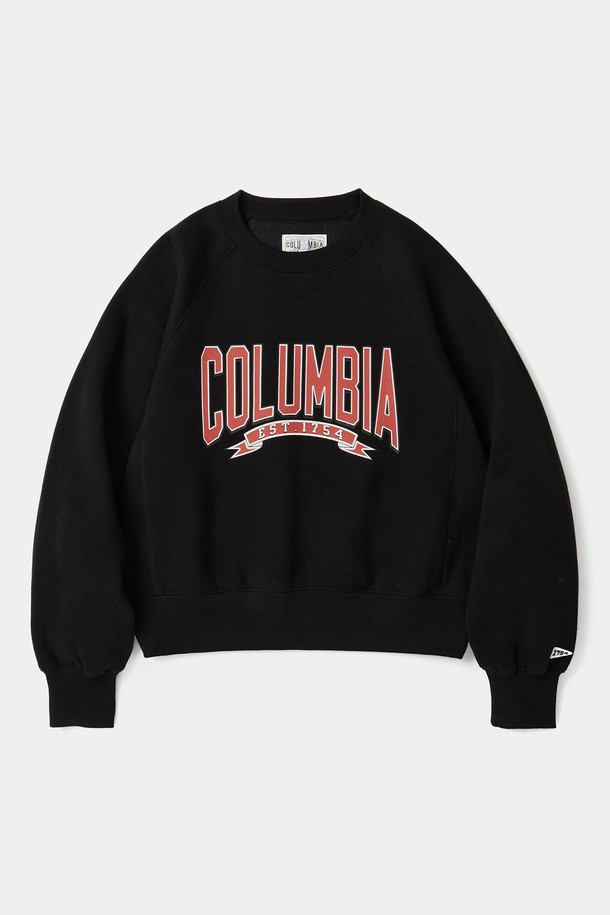 COLUMBIA UNIVERSITY - 스웻셔츠 - CU 80S VINTAGE WOMEN FLEECE SWEATSHIRTS 블랙