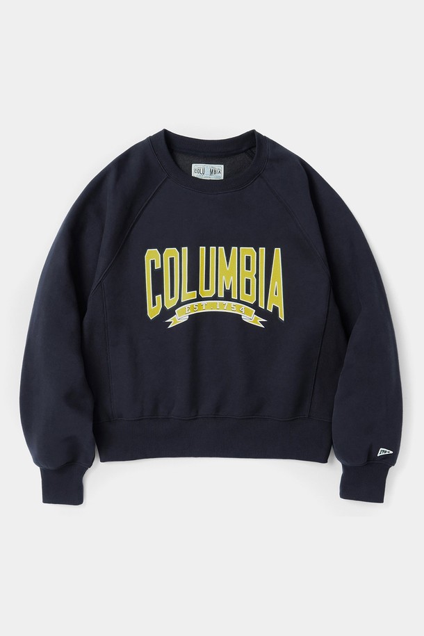 COLUMBIA UNIVERSITY - 스웻셔츠 - CU 80S VINTAGE WOMEN FLEECE SWEATSHIRTS 크라운네이비