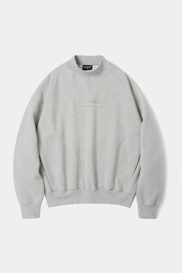 COLUMBIA UNIVERSITY - 스웨트셔츠 - B/S NY MOC NECK H/FLEECE SWEATSHIRTS M그레이