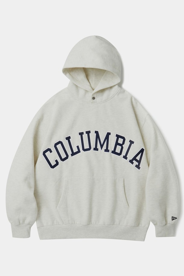 COLUMBIA UNIVERSITY - 후디 - CU BIG ARCH H/FLEECE HOODIE 오트밀