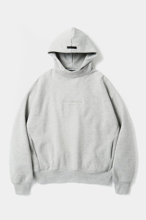 COLUMBIA UNIVERSITY - 후디 - B/S NY MOC NECK H/FLEECE HOODIE M그레이