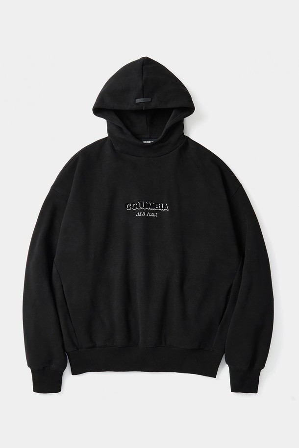 COLUMBIA UNIVERSITY - 후디 - B/S NY MOC NECK H/FLEECE HOODIE 블랙