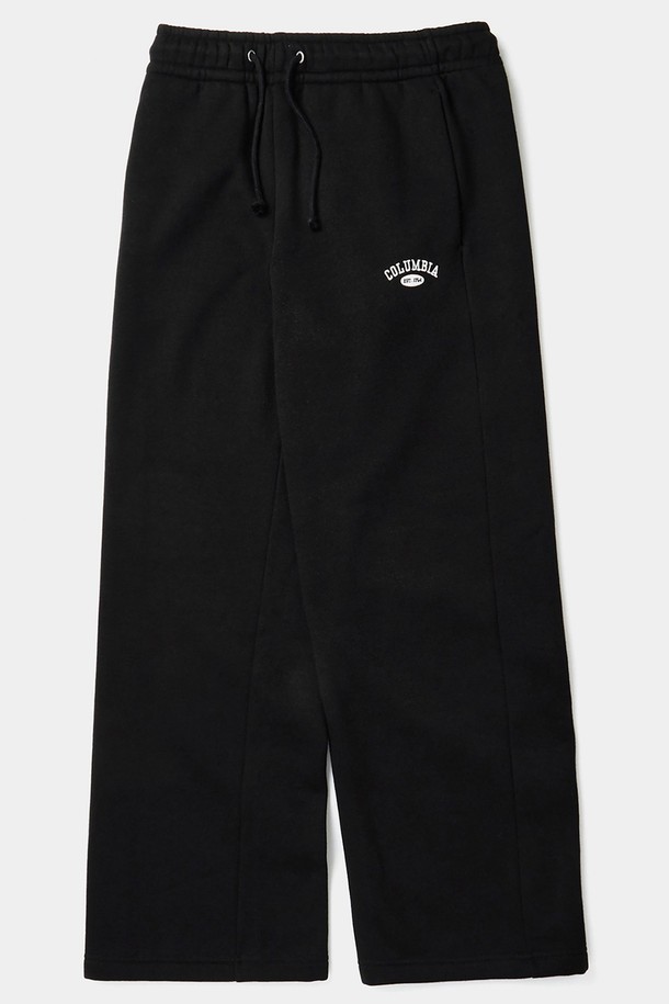 COLUMBIA UNIVERSITY - 트레이닝 팬츠/조거 - SIG ARCH LOGO WOMEN FLEECE SWEAT PANTS 블랙