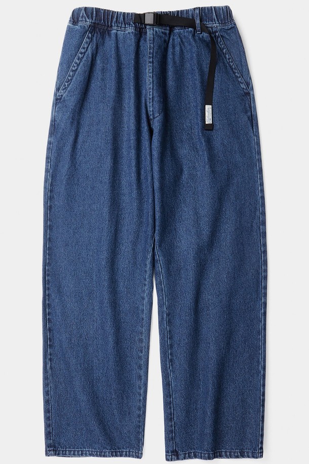 COLUMBIA UNIVERSITY - 데님 - SL-LABEL BELTED ALL-ROUND DENIM PANTS 미드나잇데님