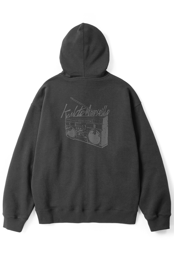 KULTE - 후디 - Retro radio hoody Grey