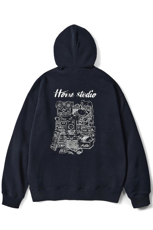 KULTE - 후디 - Home studio hoody D.navy