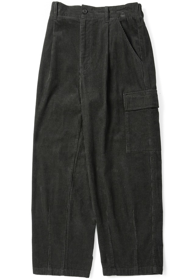 KULTE - 캐주얼팬츠 - Corduroy cargo pants Grey