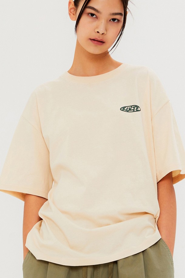 Kulte - 반팔티셔츠 - ORBIT LOGO T-SHIRT IVORY