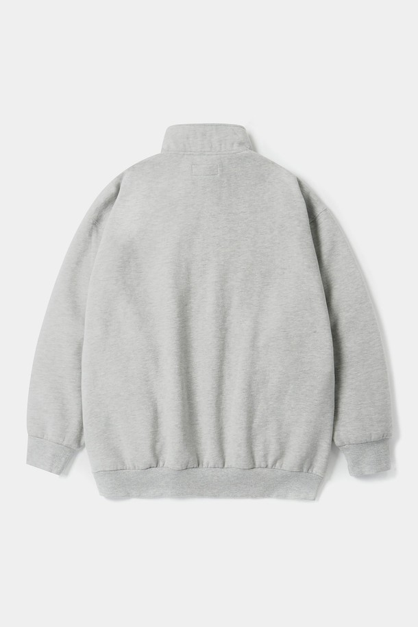 COLUMBIA UNIVERSITY - 스웨트셔츠 - CU BIG ARCH H/FLEECE H/ZIP SWEATSHIRTS M그레이