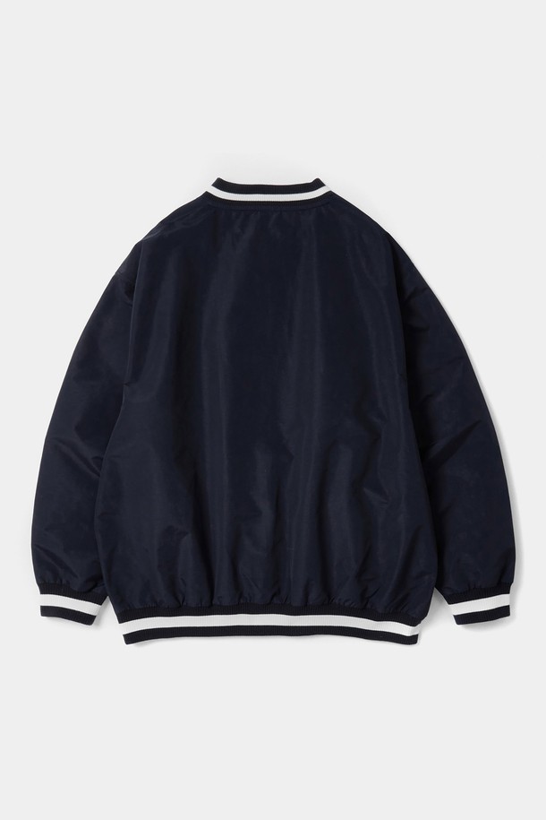 COLUMBIA UNIVERSITY - 스웨트셔츠 - CU SHIELD WOVEN PULLOVER 크라운네이비