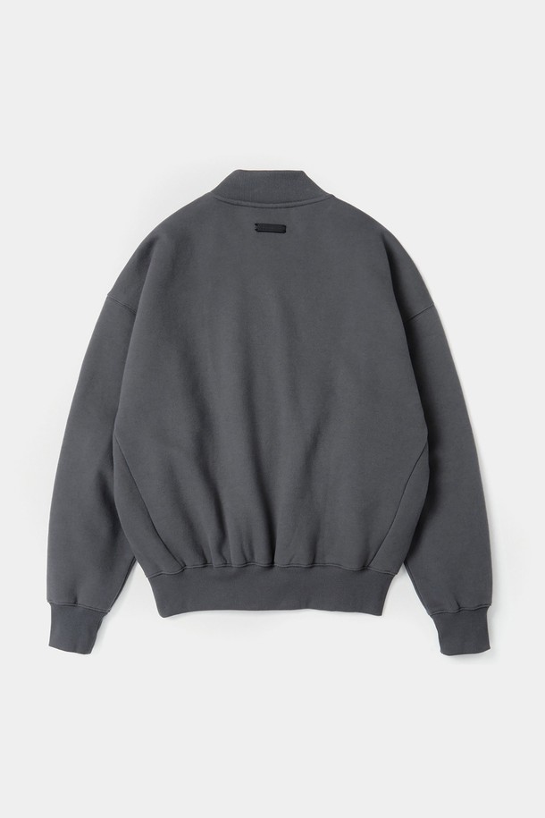 COLUMBIA UNIVERSITY - 스웨트셔츠 - B/S NY MOC NECK H/FLEECE SWEATSHIRTS 차콜