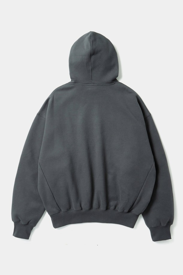 COLUMBIA UNIVERSITY - 후디 - B/S NY MOC NECK H/FLEECE HOODIE 차콜