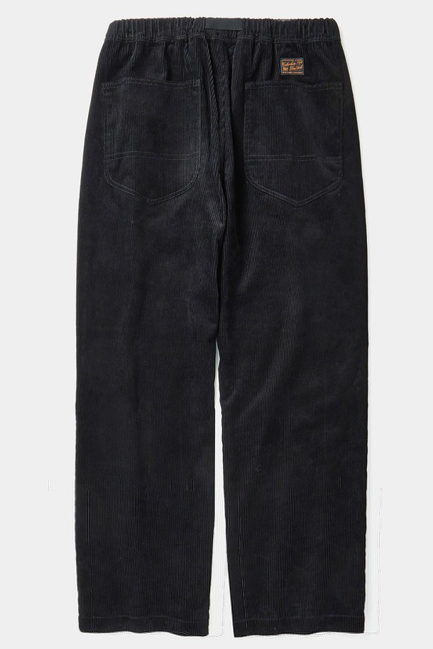 COLUMBIA UNIVERSITY - 캐주얼팬츠 - SL-LABEL BELTED ALL-ROUND CORDUROY PANTS 블랙