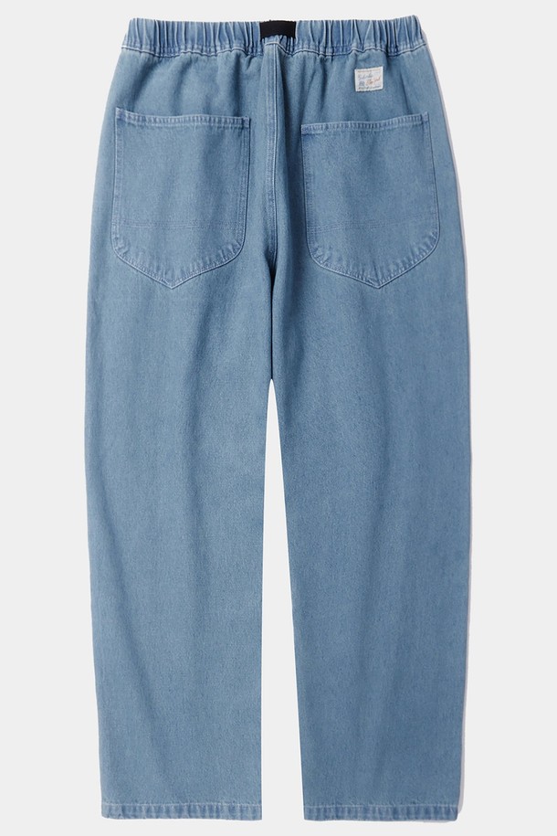 COLUMBIA UNIVERSITY - 데님 - SL-LABEL BELTED ALL-ROUND DENIM PANTS 라이트데님