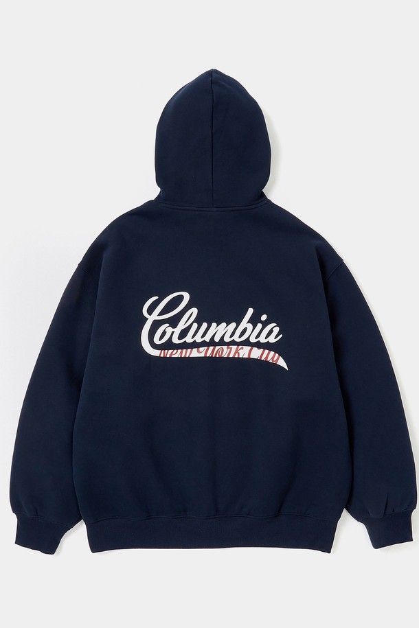 COLUMBIA UNIVERSITY - 후디 - CU BIG WAVE H/FLEECE HOODIE 다크네이비