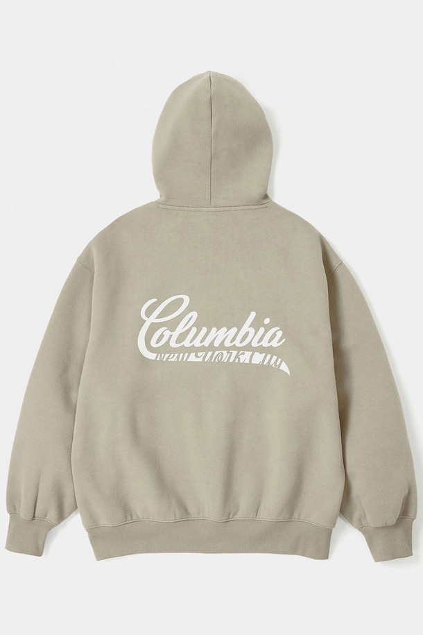 COLUMBIA UNIVERSITY - 후디 - CU BIG WAVE H/FLEECE HOODIE 내추럴베이지