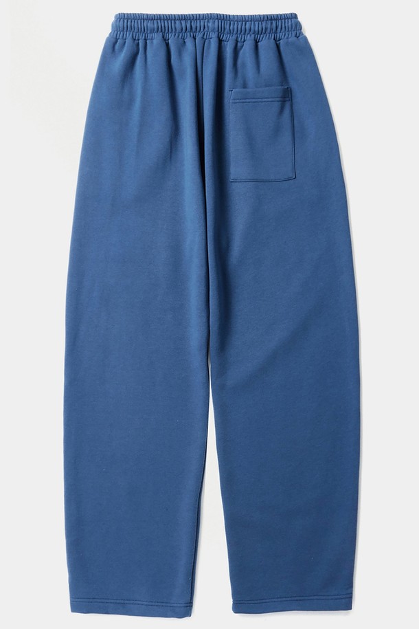 COLUMBIA UNIVERSITY - 조거/스웨트팬츠 - CU BIG SCRIPT FLEECE WIDE SEATPANTS 프렌치블루