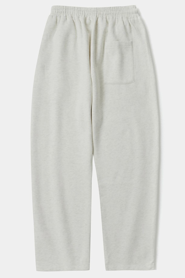 COLUMBIA UNIVERSITY - 조거/스웨트팬츠 - CU BIG SCRIPT FLEECE WIDE SEATPANTS 오트밀