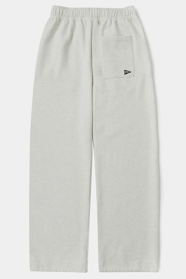 COLUMBIA UNIVERSITY - 조거/스웨트팬츠 - TINY SCRIPT H/FLEECE LOOSE SWEATPANTS 오트밀