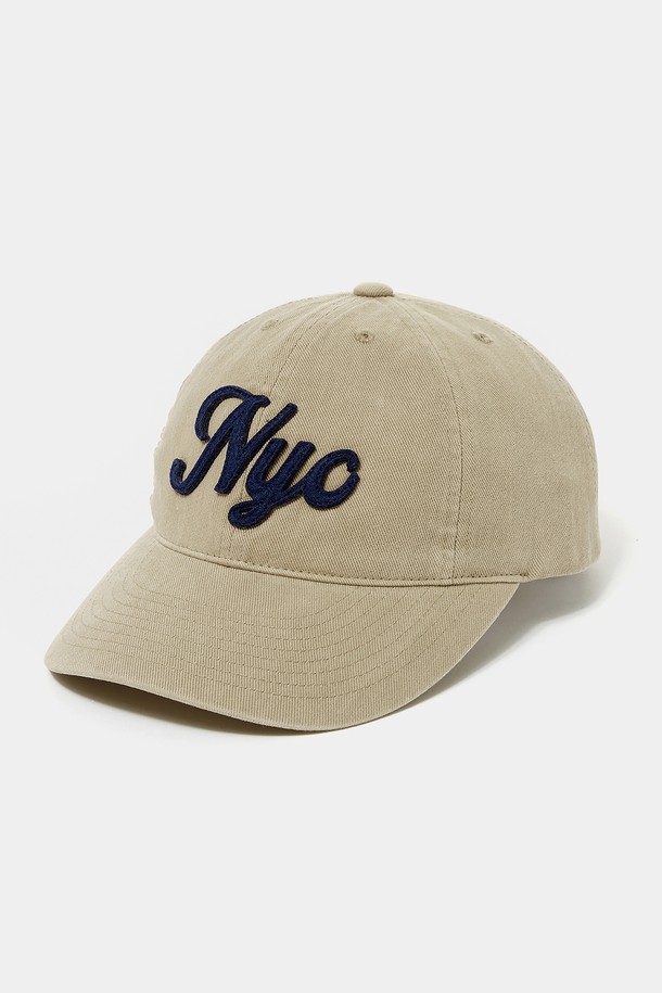 COLUMBIA UNIVERSITY - 모자 - NYC TWILL WASHING BALL CAP 베이지