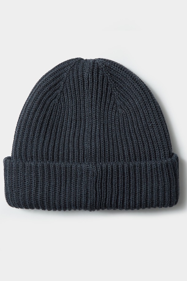 COLUMBIA UNIVERSITY - 모자 - SL-LABEL RELAX FIT KNIT BEANIE 크라운네이비