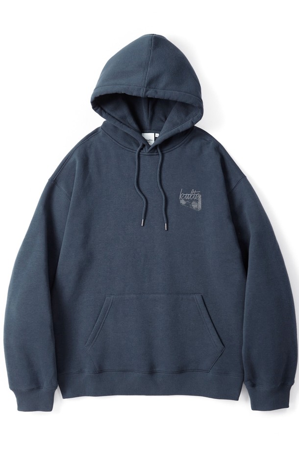 KULTE - 후디 - Retro radio hoody Blue