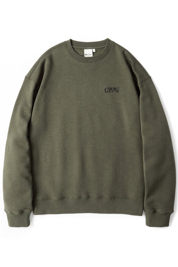 KULTE - 스웨트셔츠 - Sunglass girl crewneck Khaki