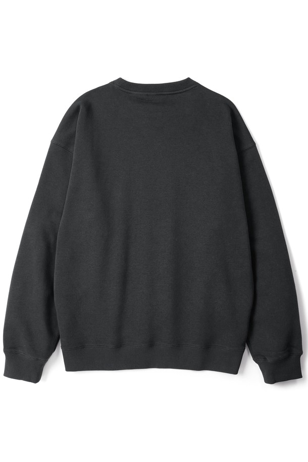 KULTE - 스웨트셔츠 - Small lettering crewneck Grey