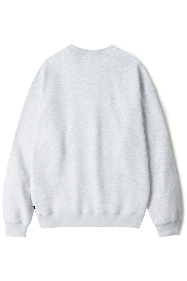 KULTE - 스웨트셔츠 - Small lettering crewneck L.melange