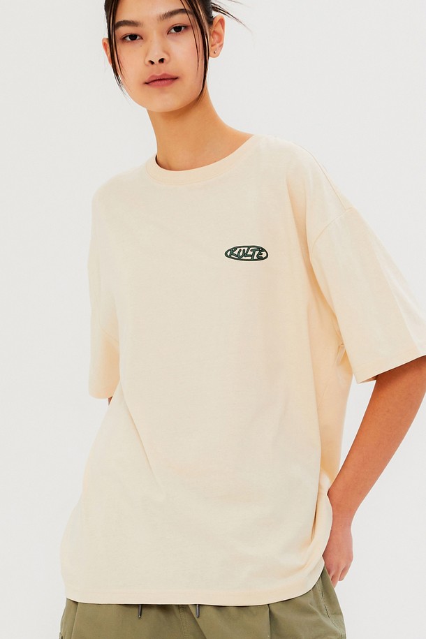 Kulte - 반팔티셔츠 - ORBIT LOGO T-SHIRT IVORY