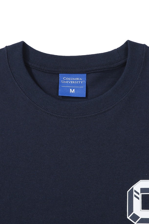 COLUMBIA UNIVERSITY - 반팔티셔츠 - 70S C LOGO T-SHIRTS NAY